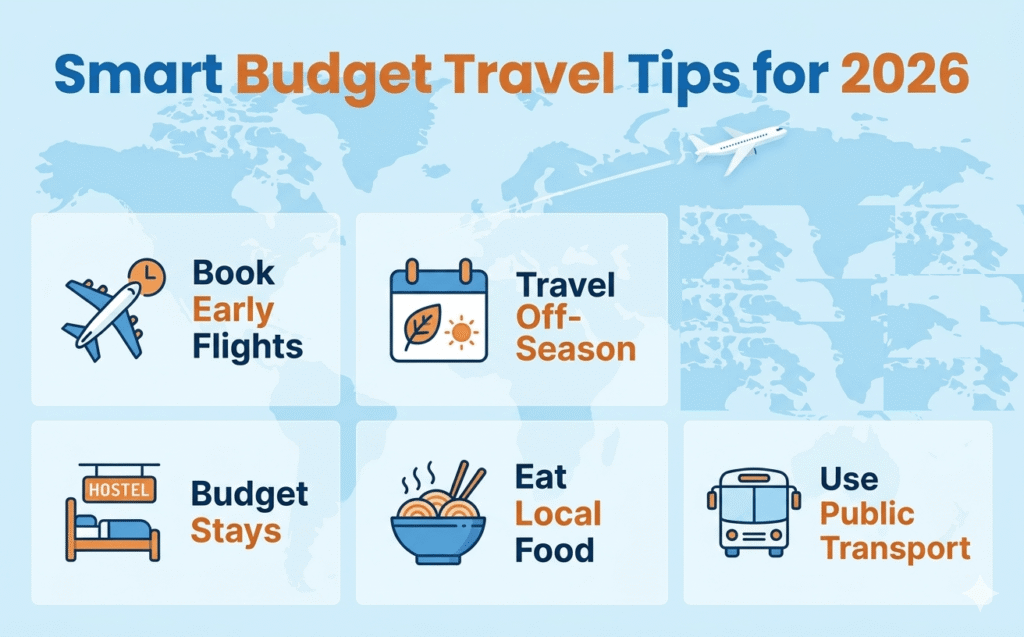 Tips to Travel on a Budget in 2026 Budget travel tips